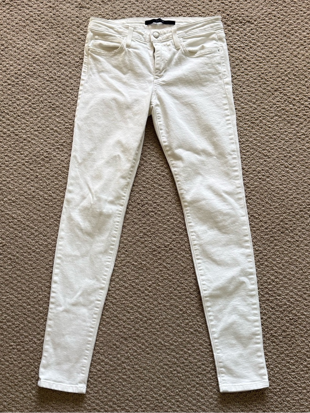 White Slim Denim Jeans